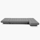 Диван угловой модульный «Хьюстон 3», механизм книжка, ППУ, велюр, цвет галакси лайт 021  (артикул 9799283)  большой выбор товаров оптом и в розницу по низким ценам с доставкой