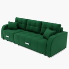 Диван – трансформер «Нью–йорк 2», механизм пантограф, угол левый, велюр, цвет галакси лайт 010  (артикул 9799299)  большой выбор товаров оптом и в розницу по низким ценам с доставкой