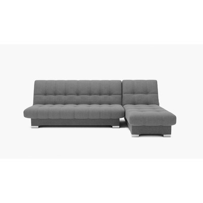 Угловой модульный диван «Хьюстон 2», механизм книжка, велюр, цвет галакси лайт 021