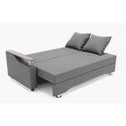 Диван прямой «Квадро 1», механизм еврокнижка, ППУ, велюр, цвет галакси лайт 021  (артикул 9799303)  большой выбор товаров оптом и в розницу по низким ценам с доставкой