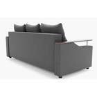 Диван прямой «Квадро 1», механизм еврокнижка, ППУ, велюр, цвет галакси лайт 021  (артикул 9799303)  большой выбор товаров оптом и в розницу по низким ценам с доставкой