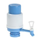 Помпа для воды LESOTO Comfort, механическая, под бутыль от 11 до 19 л, голубая - фото 298764078