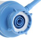 Помпа для воды LESOTO Comfort, механическая, под бутыль от 11 до 19 л, голубая - фото 22321171