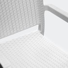 Кресло садовое "Мацеста", 57,5 х 58 х 86,5 см, белое - Фото 2