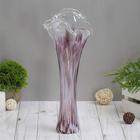 Ваза «Волна», h=28 см, стекло, бело-марганцевая - Фото 1