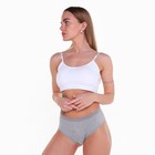 Трусы женские бразильяна, цвет серый, размер 50 (XL) 9772165