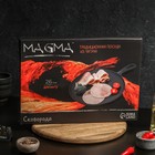 Сковорода блинная чугунная Magma «Традиция», 26×1,5 см, с деревянной лопаткой - фото 4383026