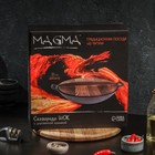 Сковорода-ВОК чугунная Magma «Хемминг», 31×8 см, с деревянной крышкой - фото 4383046