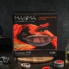 Сковорода-ВОК Magma «Хемминг», 31×8 см, чугун, с деревянной крышкой, индукция, чугун, чёрная - Фото 8
