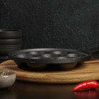 Сковорода Magma «Сферос», 7 ячеек, 20×3 см, чугун, чёрная - Фото 4