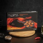 Сковорода чугунная Magma «Сферос», 7 ячеек, 20×3 см, чугунная ручка - фото 4383061