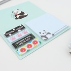 Книжка стикеров «Панда», 5 блоков, 30 листов. - фото 8958001