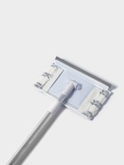 Щётка для окон, телескопическая алюминиевая ручка 59(103) см, водосгон 20.5 см, насадка из микрофибры 20.5×12 см - Фото 14