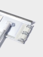 Щётка для окон, телескопическая алюминиевая ручка 59(103) см, водосгон 20.5 см, насадка из микрофибры 20.5×12 см - Фото 16