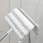 Щётка для окон, телескопическая алюминиевая ручка 59(103) см, водосгон 20.5 см, насадка из микрофибры 20.5×12 см - Фото 11