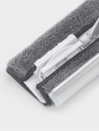 Окномойка бабочка, стальная телескопическая ручка, микрофибра, поворот на 180°, 27×7×114(137) см - Фото 34