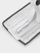 Окномойка бабочка, стальная телескопическая ручка, микрофибра, поворот на 180°, 27×7×114(137) см - Фото 35