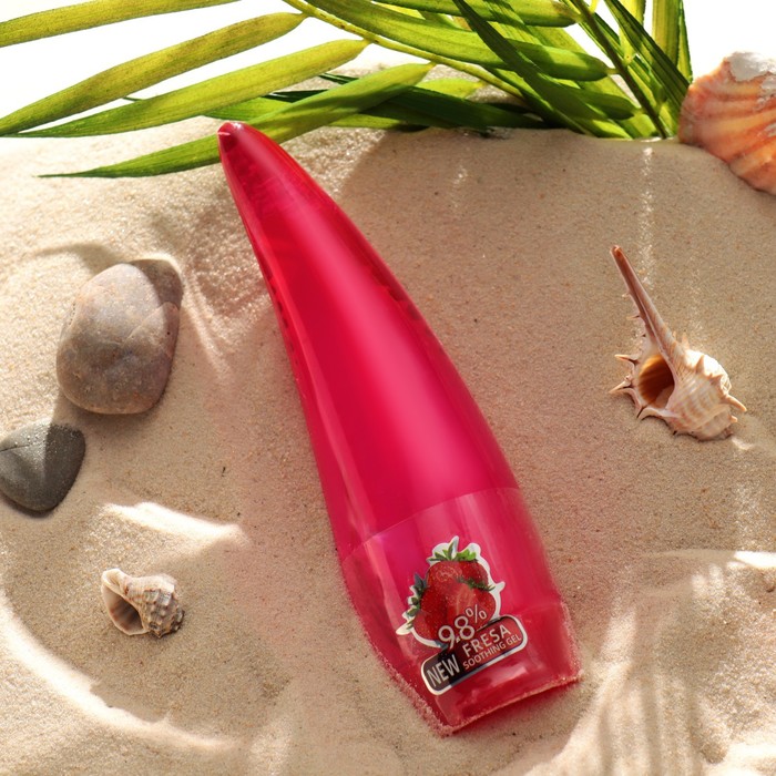 Многофункциональный гель для лица и тела «Алоэ вера», клубничный - Фото 1