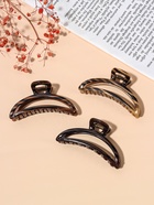 Крабик для волос «Джуна», дуга, 8.5 см, коричневый (комплект 12 шт) - фото 53709780