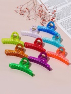 Крабик для волос «Милица», петля геометрия, 11 см, яркий МИКС (комплект 12 шт) - фото 53709784