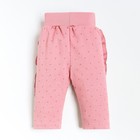 Штанишки детские, цвет коралловый, рост 74см - фото 24413423