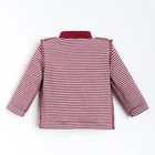 Кофточка детская, цвет бордовый, рост 62см - фото 805629968