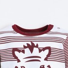 Лонгслив детский, цвет бордовый, рост 68см - фото 24200584