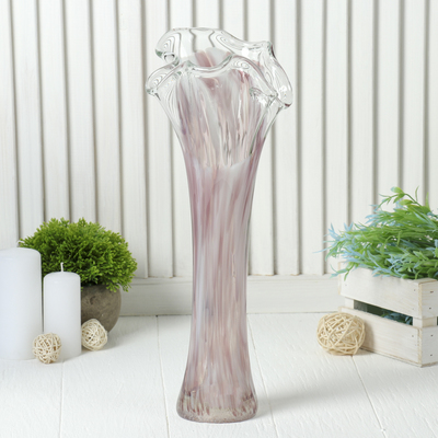 Ваза «Волна», h=40 см, стекло