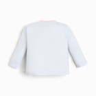 Лонгслив детский, цвет белый, рост 62 см - фото 22323351