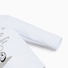 Лонгслив детский, цвет белый, рост 68 см - фото 22323354