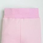 Штанишки детские, цвет розовый, рост 68 см - фото 24386089