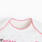 Лонгслив для девочки, цвет белый, рост 86 см - фото 22323851