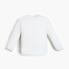 Лонгслив для девочки, цвет белый, рост 86 см - фото 22323853