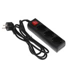 Сетевой фильтр 5bites SP3B-118E 3S, 3 розетки, 3х0.75 мм2, 1.8 м, чёрный - фото 51492546 Сетевой фильтр 5bites SP3B-118E 3S, 3 розетки, 3х0.75 мм2, 1.8 м, чёрный - фото 51492546