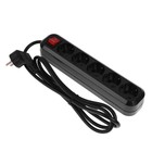 Сетевой фильтр 5bites SP5B-318 5S, 5 розеток, 3х1.5 мм2, с з/к, 16 A, ABS, 1.8 м, чёрный - фото 51312101 Сетевой фильтр 5bites SP5B-318 5S, 5 розеток, 3х1.5 мм2, с з/к, 16 A, ABS, 1.8 м, чёрный - фото 51312101