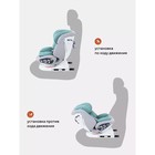 Автокресло детское Rant Nitro, группа 0+/1/2/3 (0-36 кг), цвет grey/mint - Фото 9
