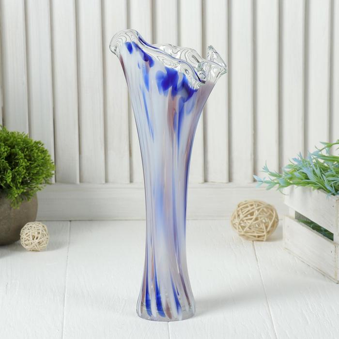 Ваза «Волна», h=28 см, в стеклокрошку - Фото 1