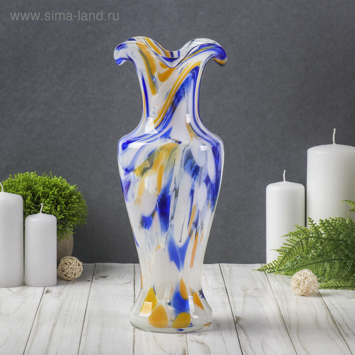 ваза С-73 h 300 мм. (в стеклокрошку) С/Ж - Фото 1