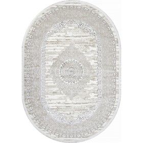 

Ковёр овальный Alfani Q012A, размер 160х230 см, цвет grey fdy / cream shrink