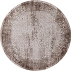 Ковёр круглый Karmen Hali Armina, размер 200x200 см, цвет brown/brown - Фото 2