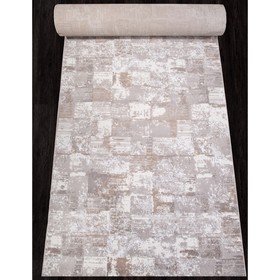 Ковровая дорожка Merinos Richi, размер 120x2500 см, цвет gray 9793123