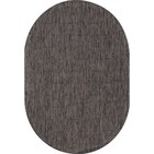 Ковёр овальный Merinos Vegas, размер 120x170 см, цвет d.gray-black - фото 297524726