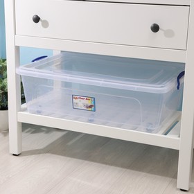 

УЦЕНКА Контейнер пищевой «Клиер», 40 л, 68×46,5×21 см , прямоугольный, прозрачный