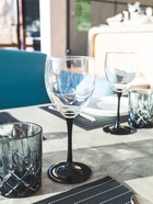 Бокалы для вина Luminarc Domino, 350 мл, набор 6 шт., стекло, прозрачные, чёрная ножка - Фото 10