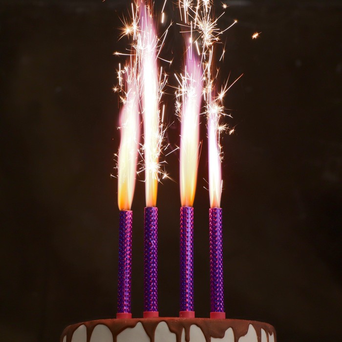 Свечи фонтаны для торта 
