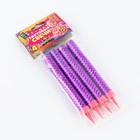 Свечи фонтаны в торт «Розовые искры», 4 шт., 12 см, горение 30 сек. - Фото 5