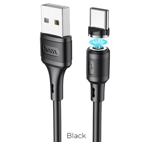 

УЦЕНКА Кабель Hoco X52, Type-C - USB, магнитный разъем, только зарядка, 3 А, 1 м, черный