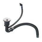 УЦЕНКА Мойка кухонная AFLORN AF97851F-L, врезная, левая, S=3.0 и 0.8 мм, 78×51×22 см, сифон, графит - Фото 5