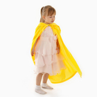 Карнавальный плащ детский, плюш, длина 85 см, жёлтый - Фото 4