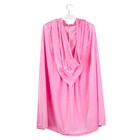 Карнавальный плащ взрослый, плюш, длина 110 см, розовый - Фото 3